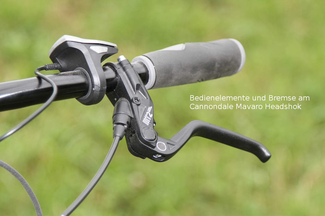 Das Cannondale Mavaro HEadshok E-Bike
